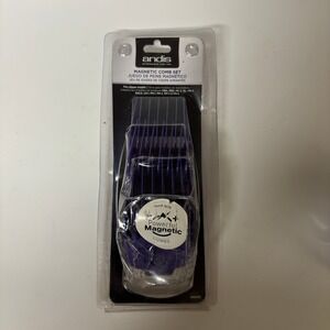 Andis Professional Magnetic Comb Set Purple 4 Piece Item 66320 Fits MBA ML US-1